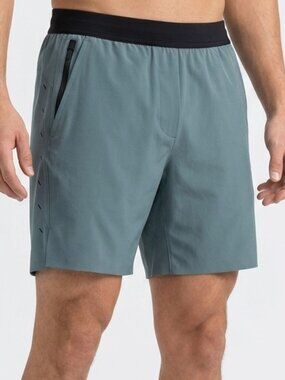 Ten Thousand Interval 7" Lined Training Short Sage Teal Men's Size S Small